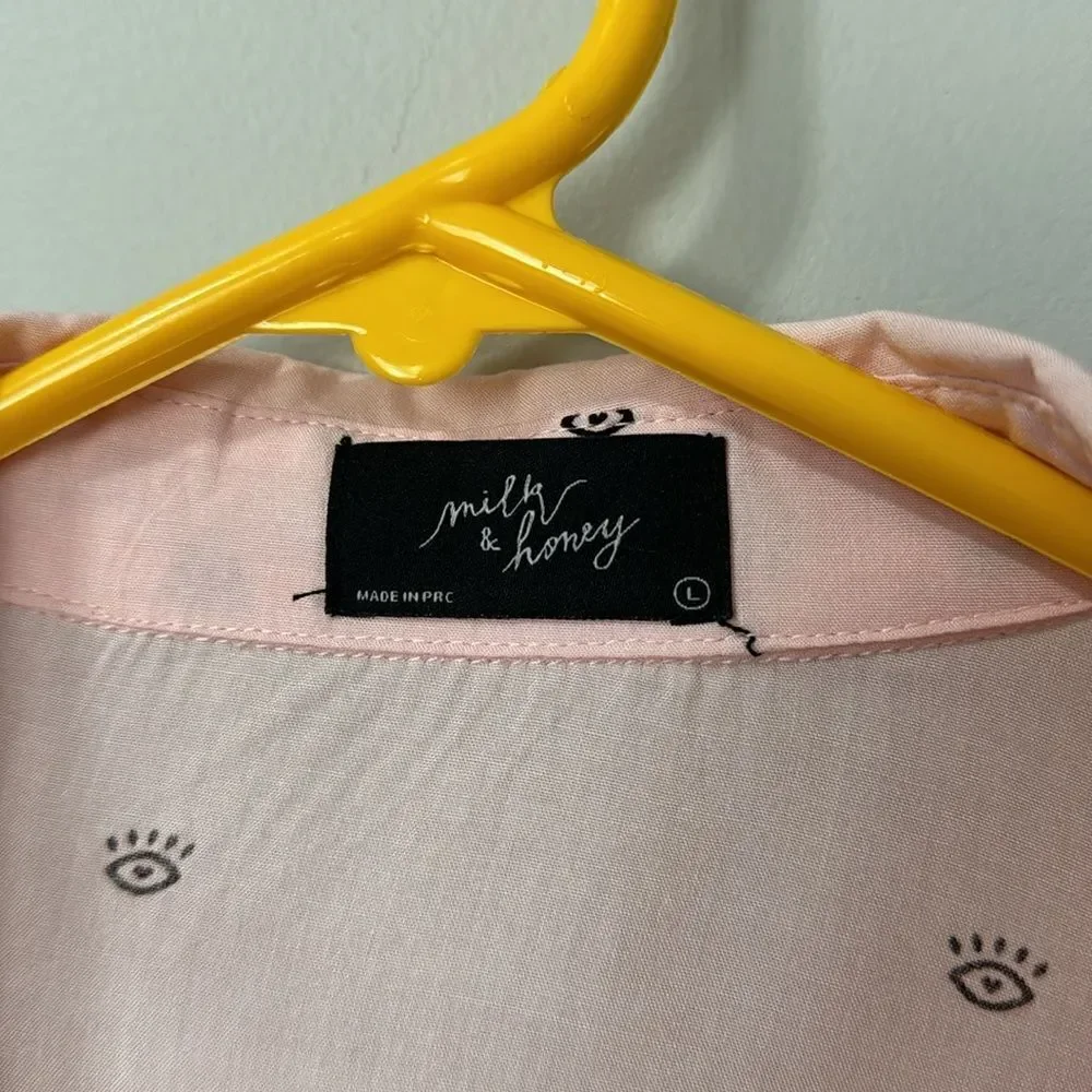 MILK & HONEY BLOUSE SIZE L - Picture 7 of 11